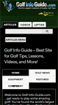 Mobile Screenshot of golf-info-guide.com